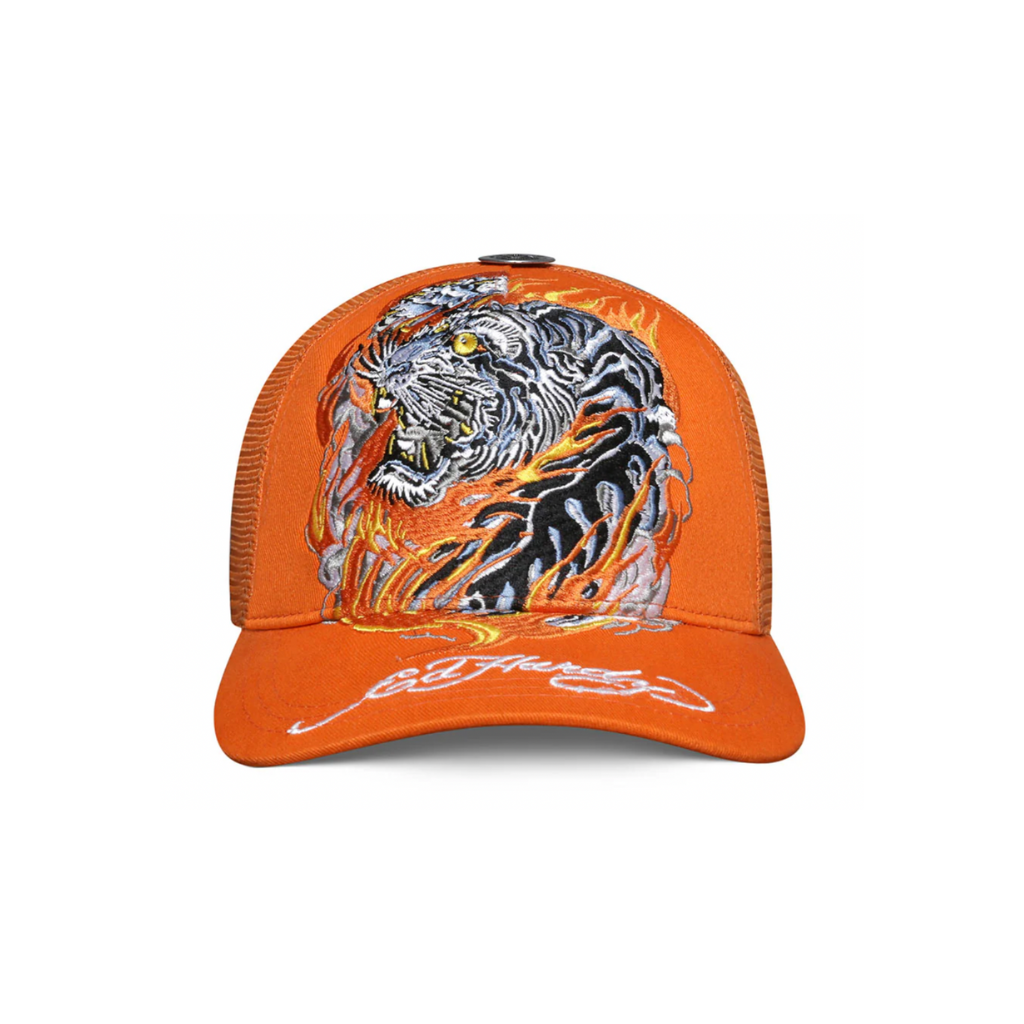 Boné Trucker Ed Hardy Flaming Tiger