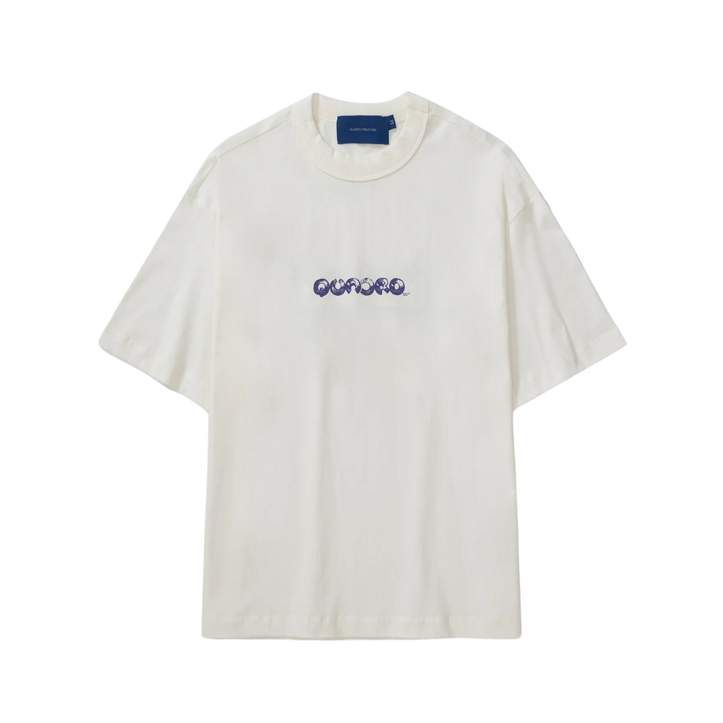 Camiseta Boxy Quadro Creations Cradle Off White