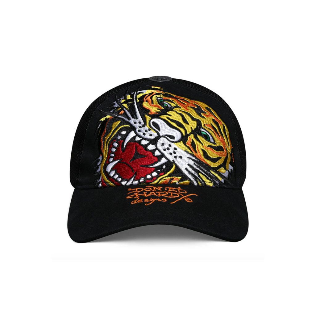 Boné Trucker Ed Hardy Tiger Open Mouth