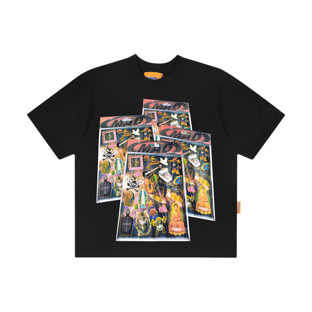 Camiseta Mad Enlatados Feito no Brasil Preta