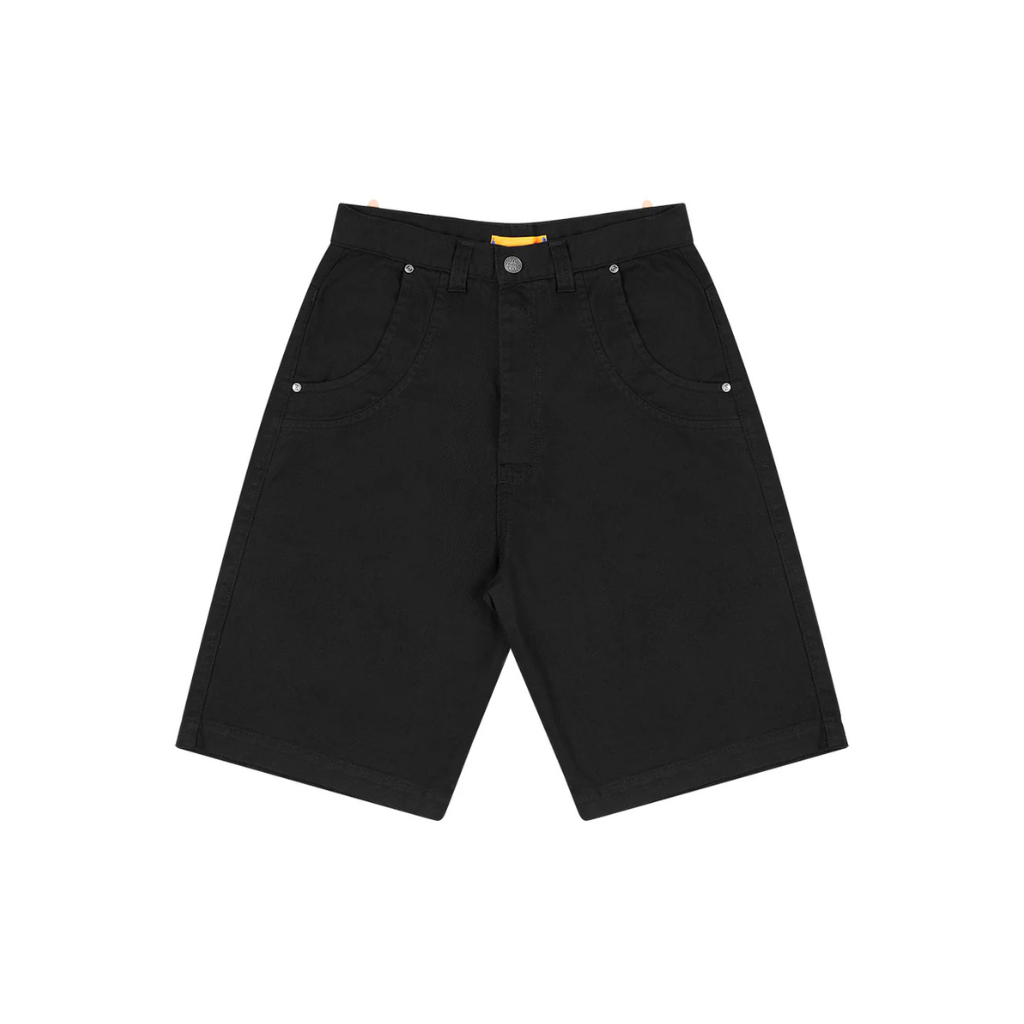 Bermuda Jeans Mad Enlatados Dente de Sabre Preta