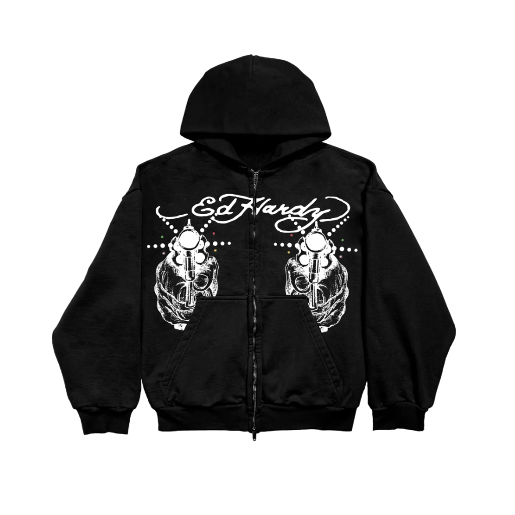 Moletom Ed Hardy Light Shot Preto