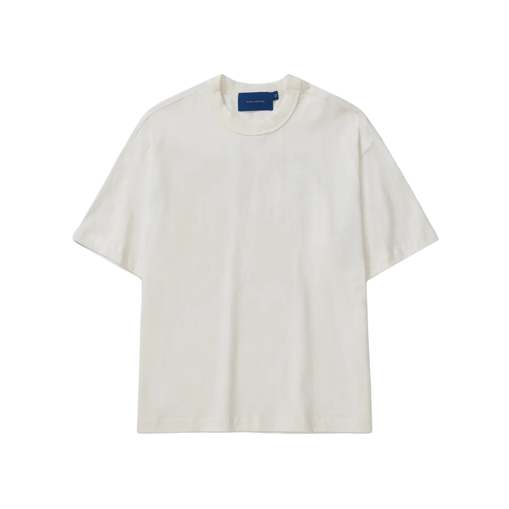 Camiseta Boxy Quadro Creations Grafite Bornout Off White