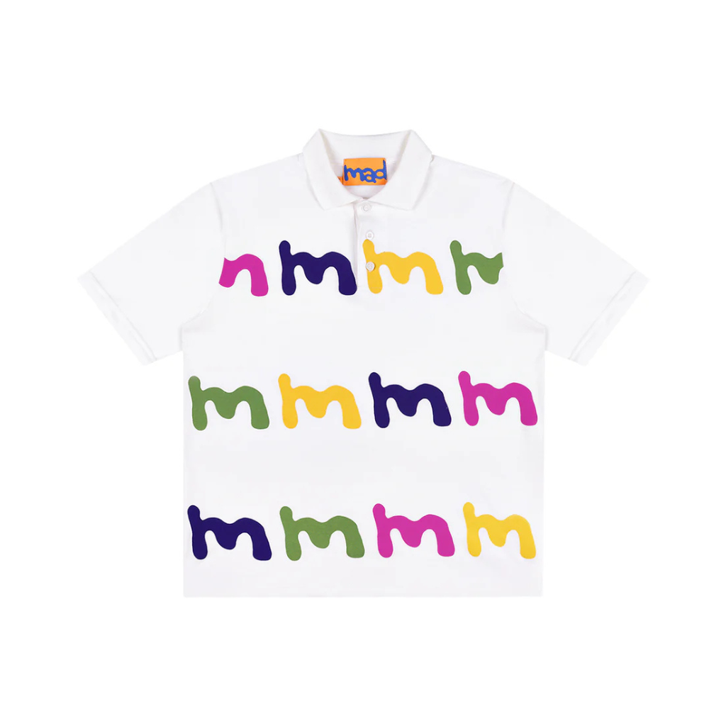 Camisa Polo Mad Enlatados Múltiplo M Off White