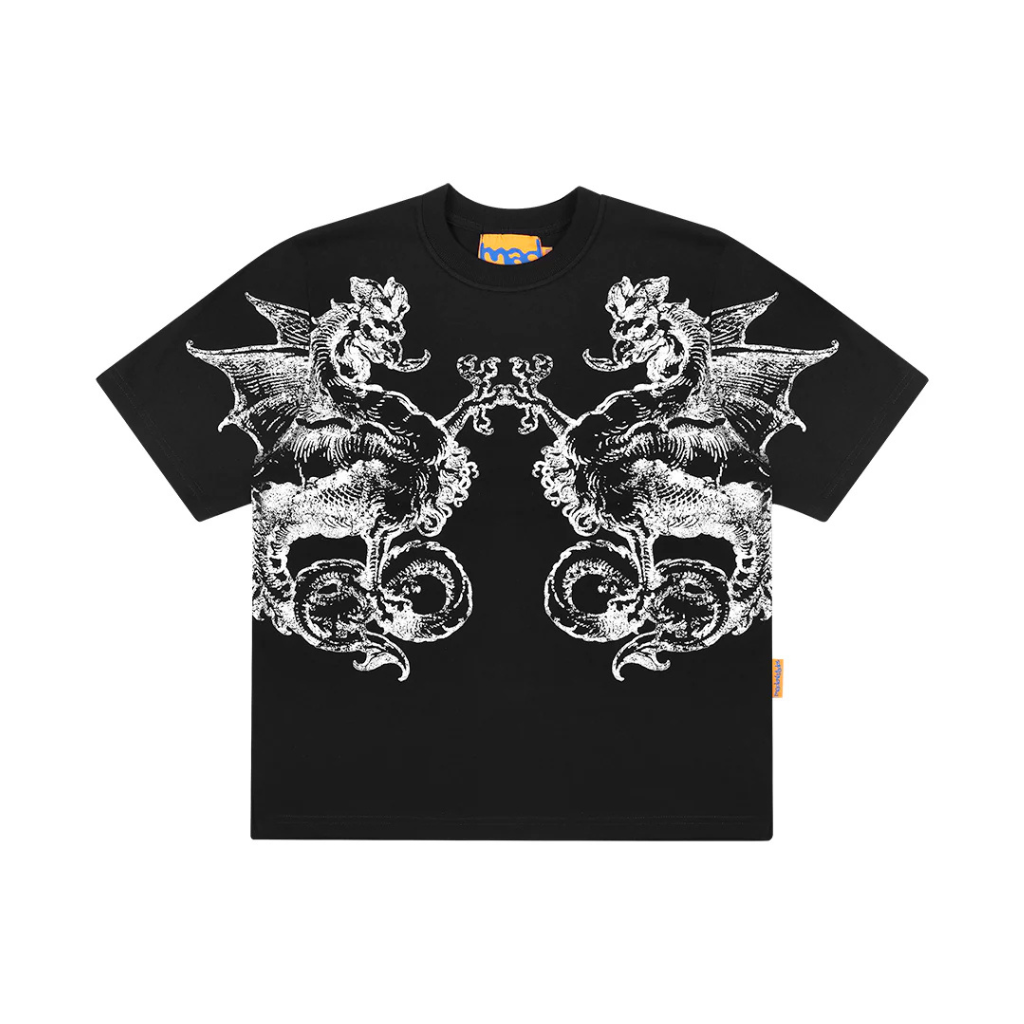 Camiseta Mad Enlatados Pente Extendido Preta