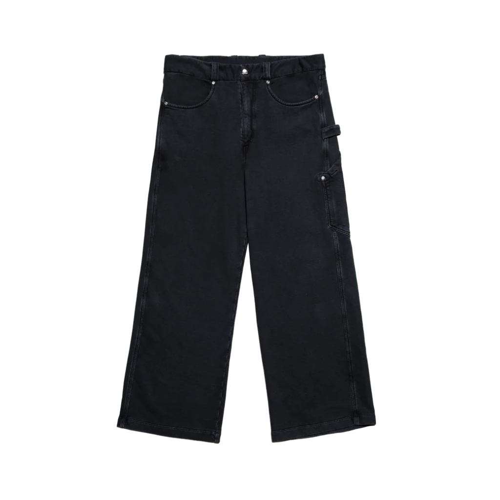 Calça Quadro Creations Fizer Straight Preta Estonada