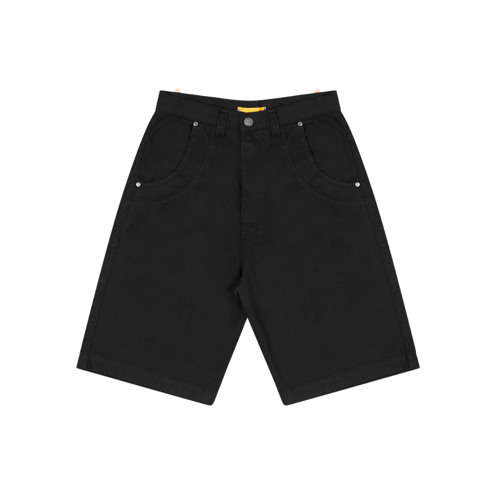 Bermuda Jeans Mad Enlatados Detalhe de Cobra Preta