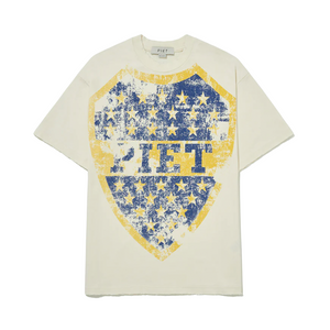 Camiseta Relaxed Piet Emblem Bone White
