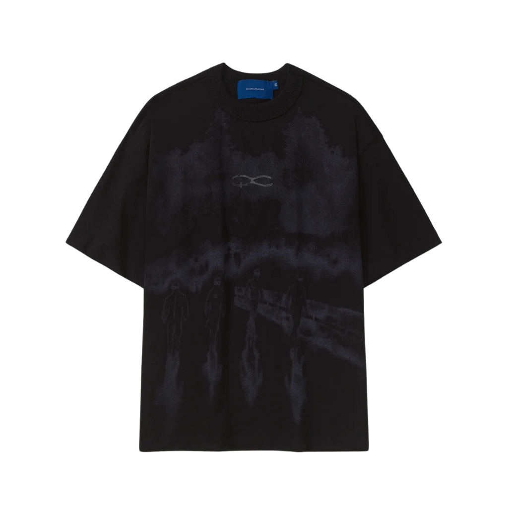 Camiseta Boxy Quadro Creations Paint Preta