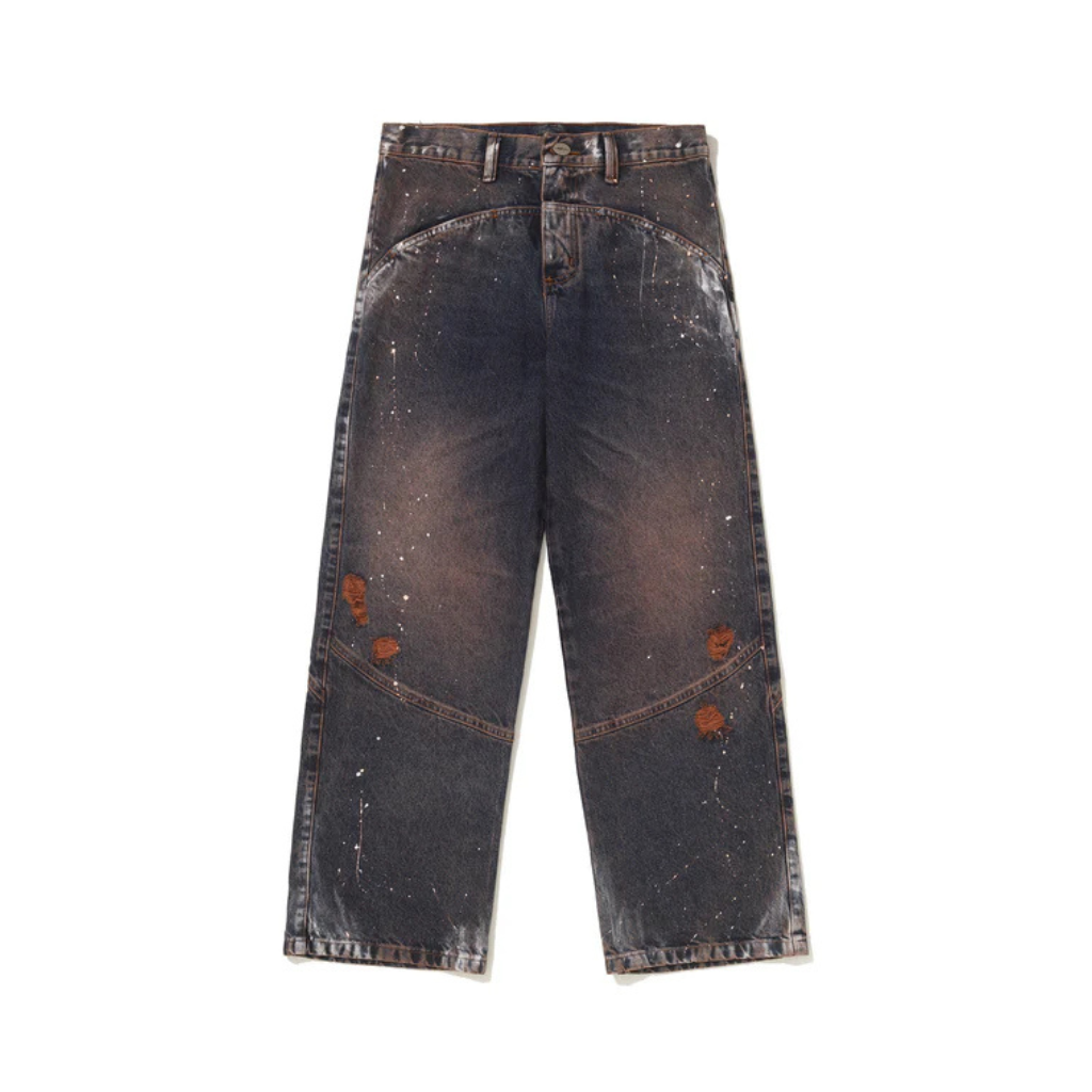 Calça Jeans Elo em Comum Painting Day Cinza