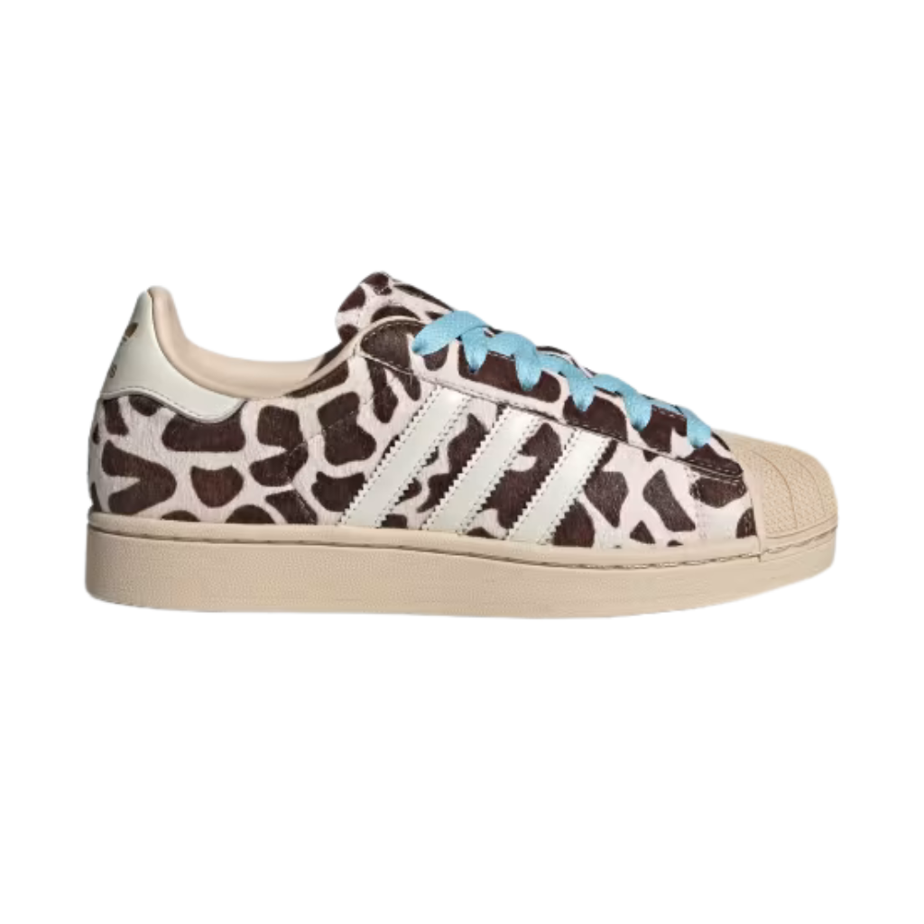 Adidas Superstar II Cow Print Crystal Linen