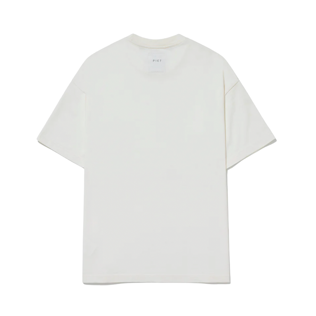 Camiseta Piet x Oakley Foil Nano Logo Bone White