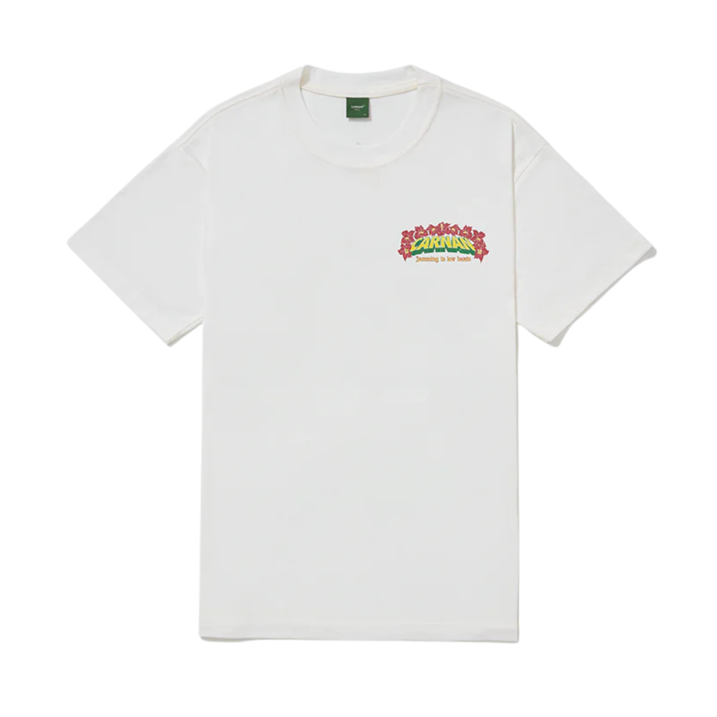 Camiseta Heavy Carnan Tropical Off White