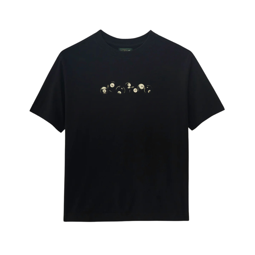 Camiseta Regular Welcome Rio Billiard Preta
