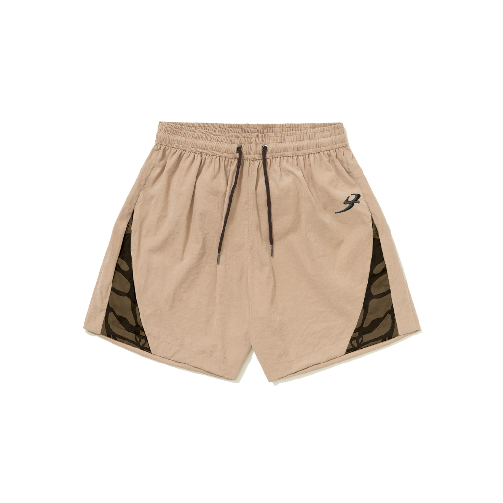 Short Barra Crew Raizes Bege