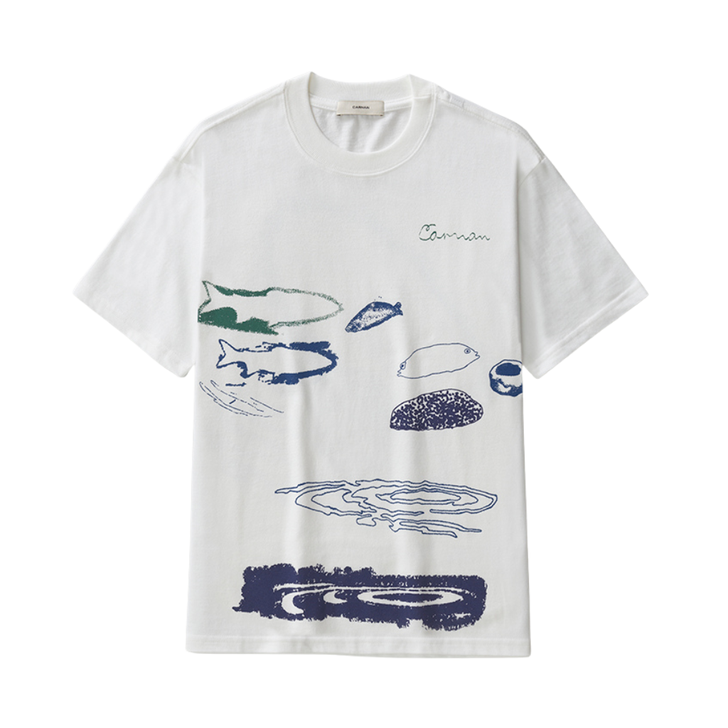 Camiseta Carnan Pearl Off White