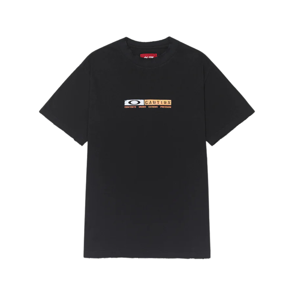Camiseta Piet x Oakley Caution Vintage Preta