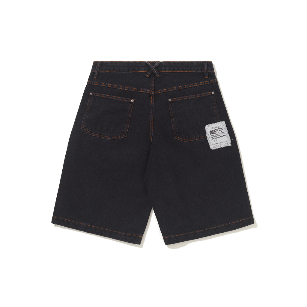 Bermuda Jeans Barra Crew Bicolor