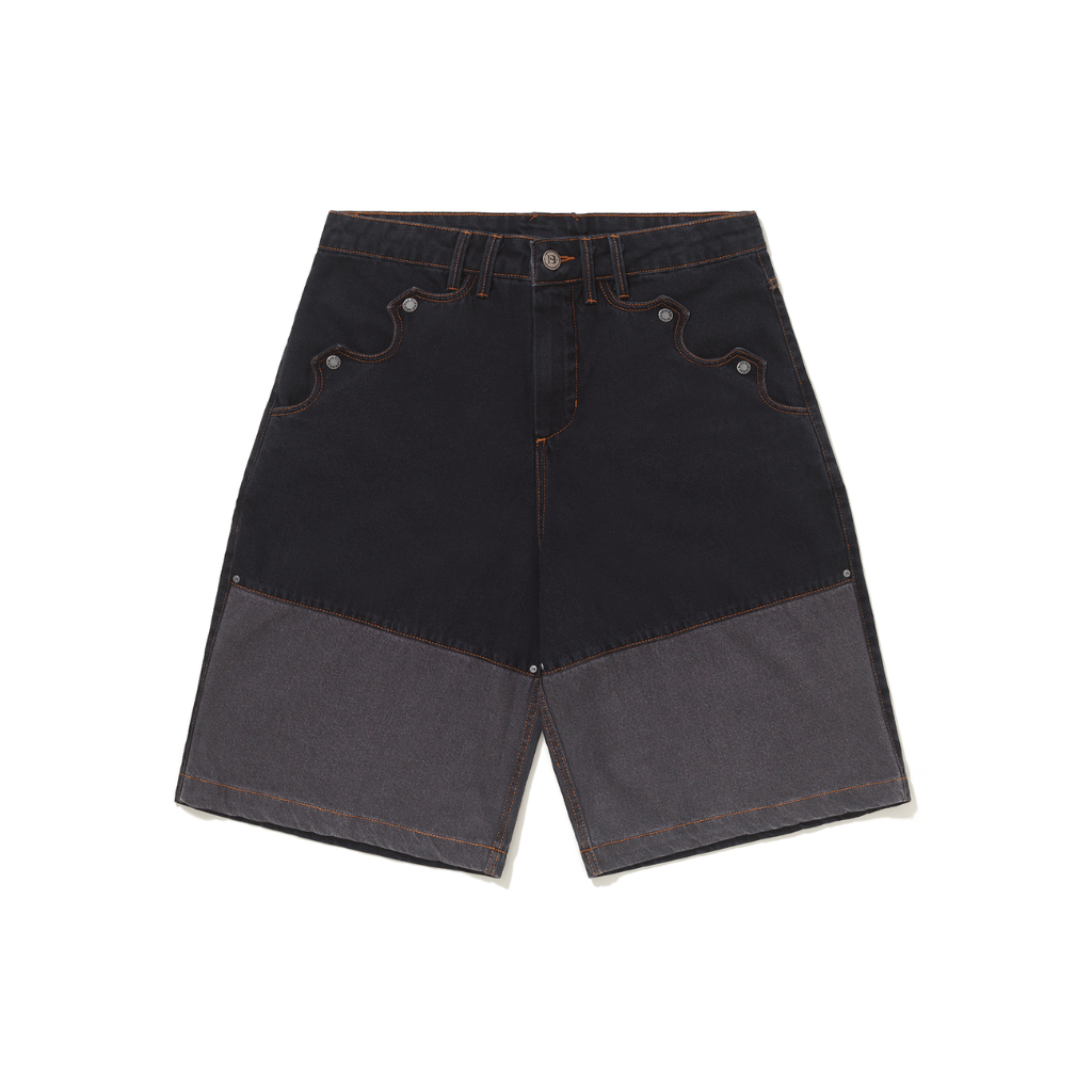 Bermuda Jeans Barra Crew Bicolor