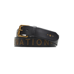Cinto  Piet Nation Studded Preto