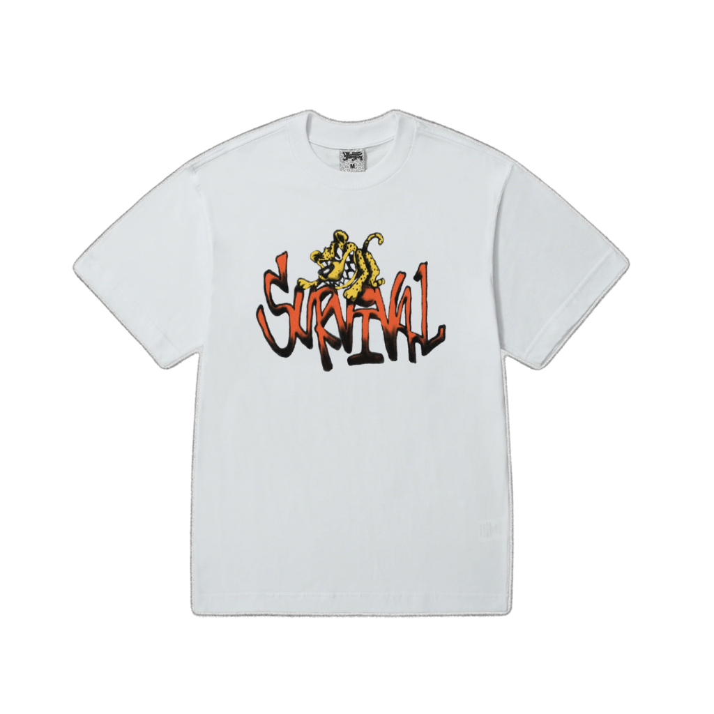 Camiseta Survival Mascote Branca