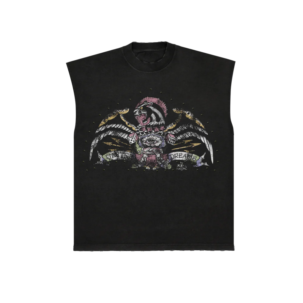 Camiseta Regata Ed Hardy x Matue Until Dreams Preta
