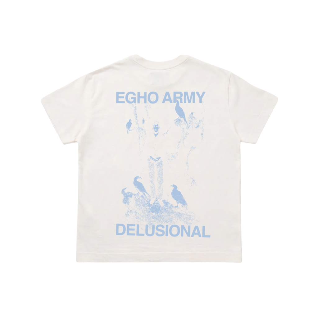 Camiseta Regular Egho Delusional Off White