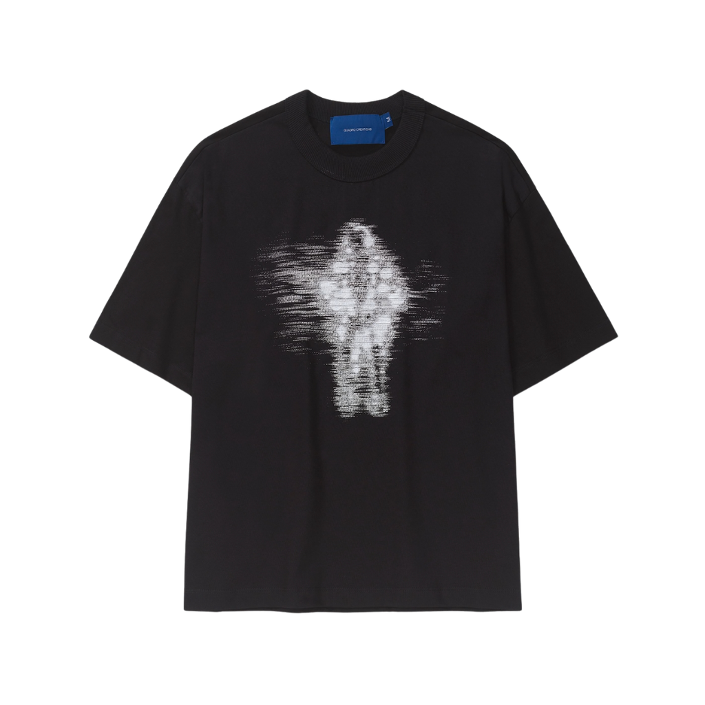 Camiseta Boxy Quadro Creations Data Robot Preta