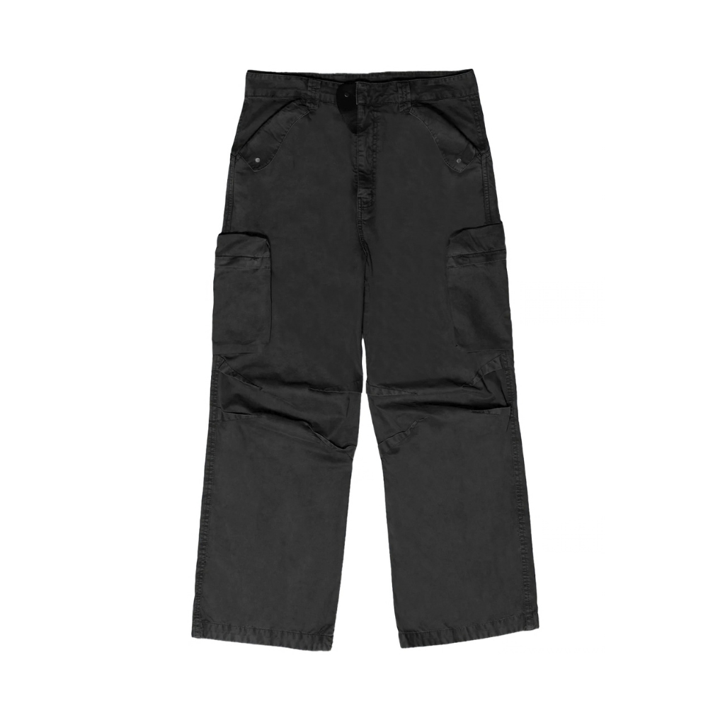 Calça Quadro Creations Dyer Wide Preta Estonada