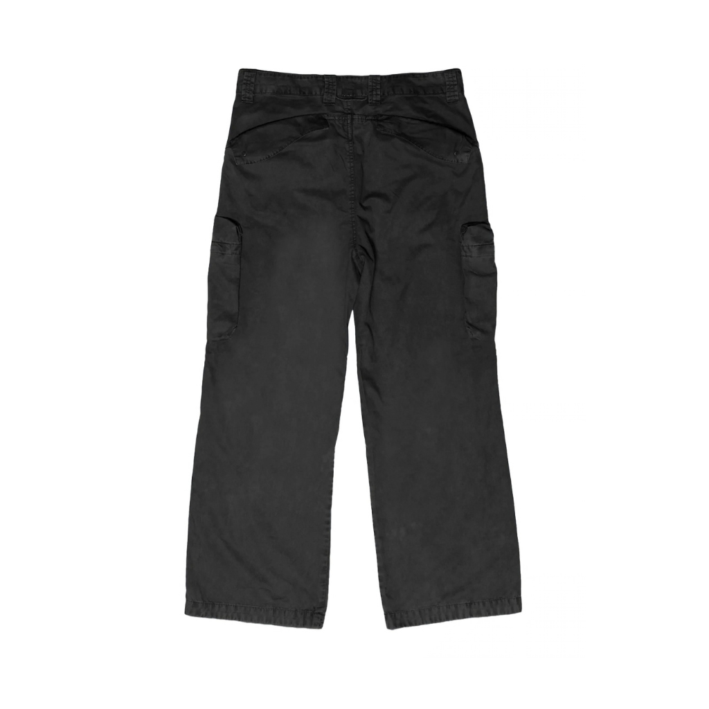 Calça Quadro Creations Dyer Wide Preta Estonada