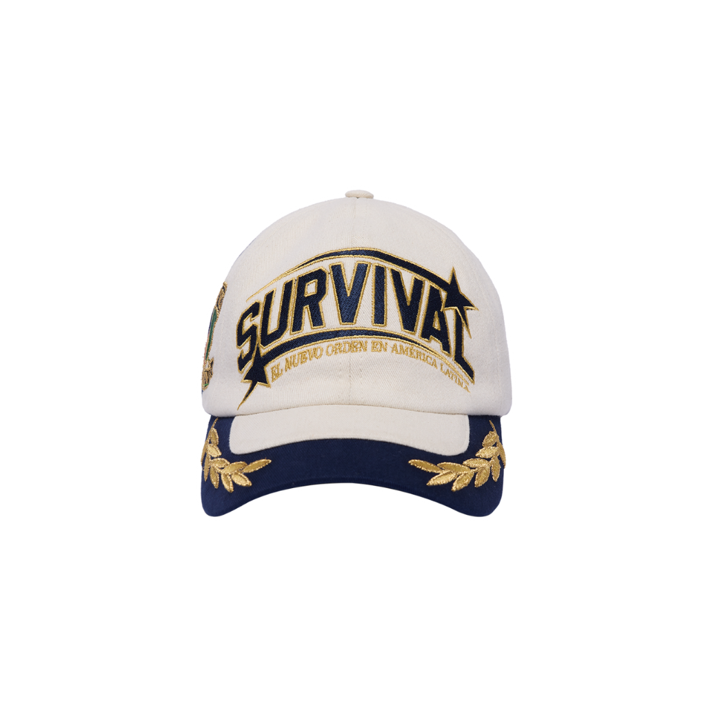 Boné Dad Hat Survival Campeones Branco
