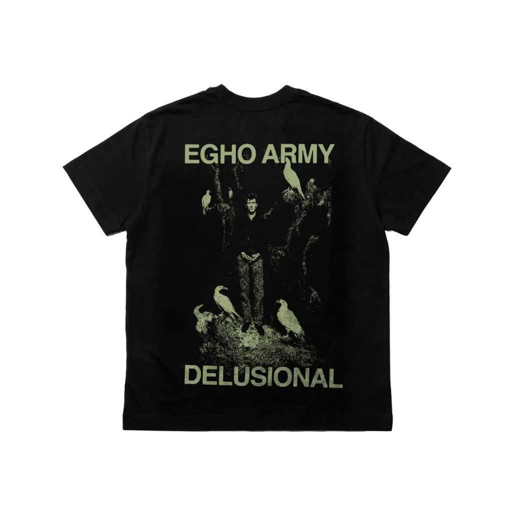 Camiseta Regular Egho Delusional Preta