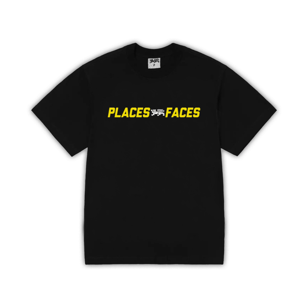 Camiseta Survival x Places + Faces Logos Preta