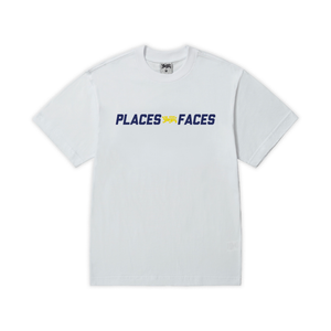 Camiseta Survival x Places + Faces Logos Branca