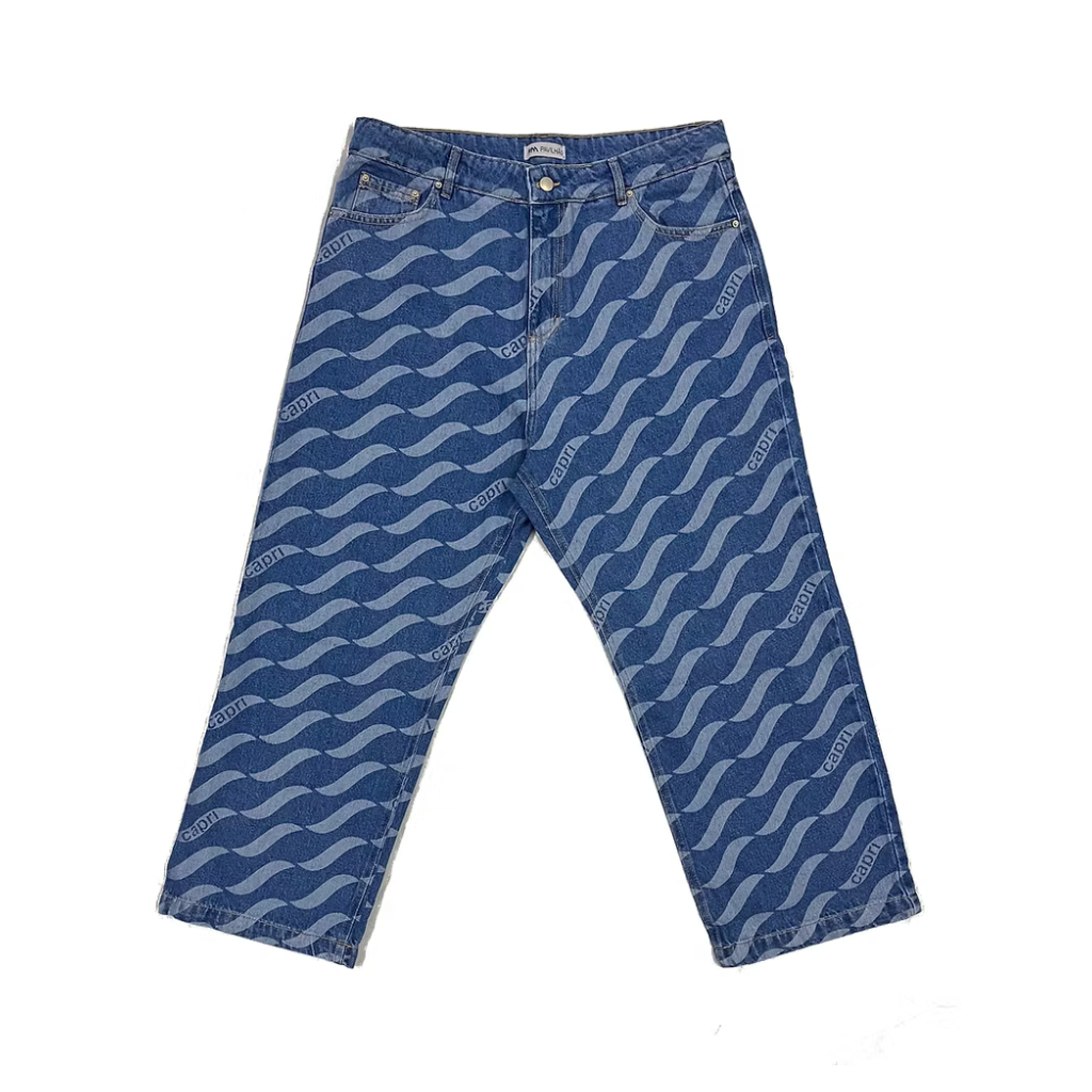 Calça Jeans Pavilhão Maxwell Alexandre Capri Escura