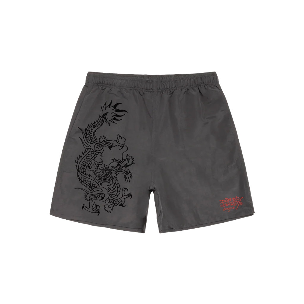 Short D`Agua Ed Hardy Sol e Sal Cinza