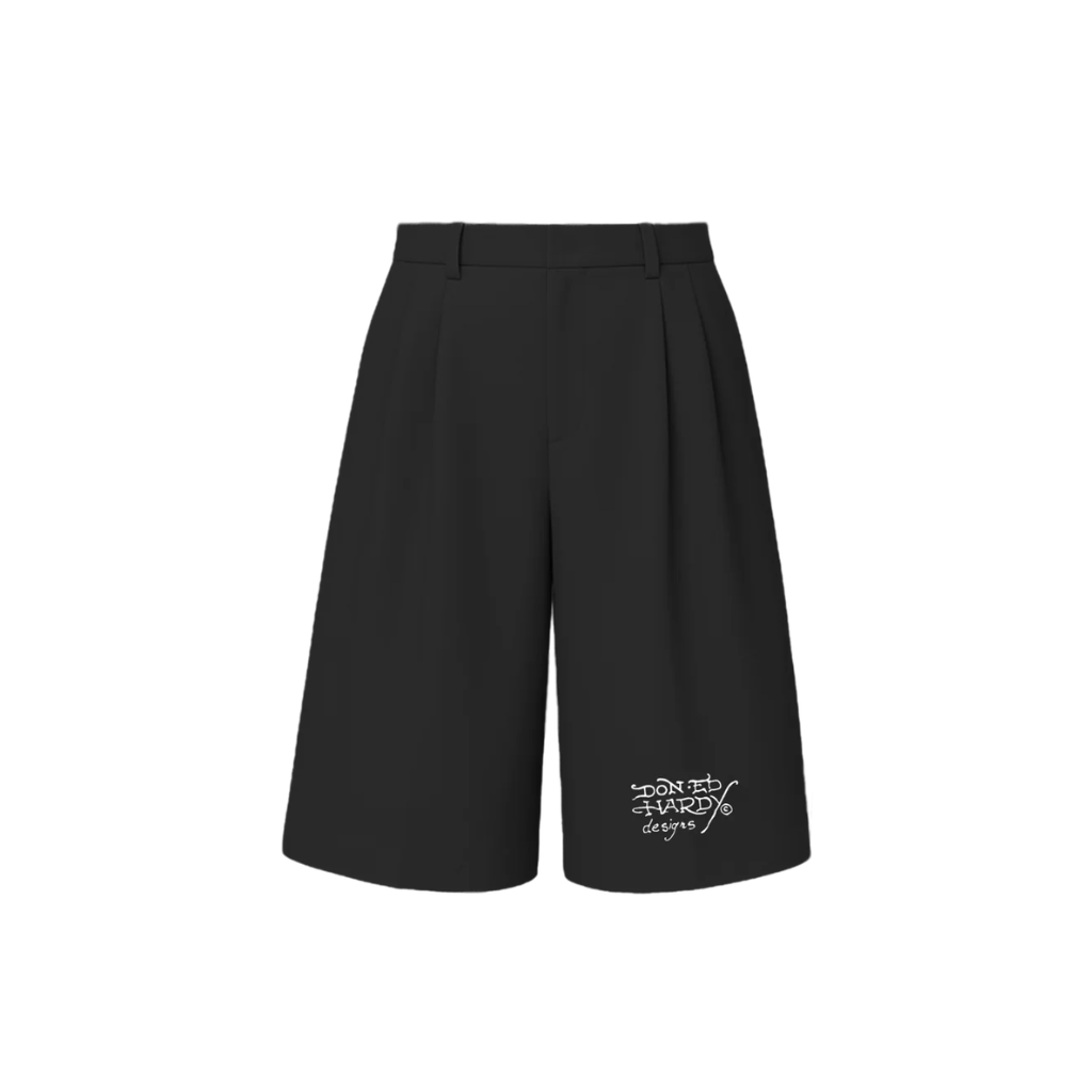 Bermuda Alfaiataria Ed Hardy Couture Preta