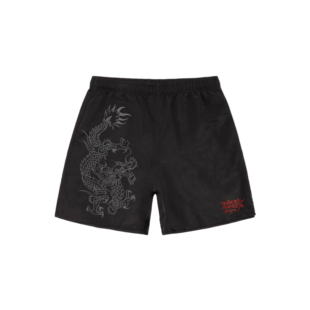 Short D`Agua Ed Hardy Sol e Sal Preto