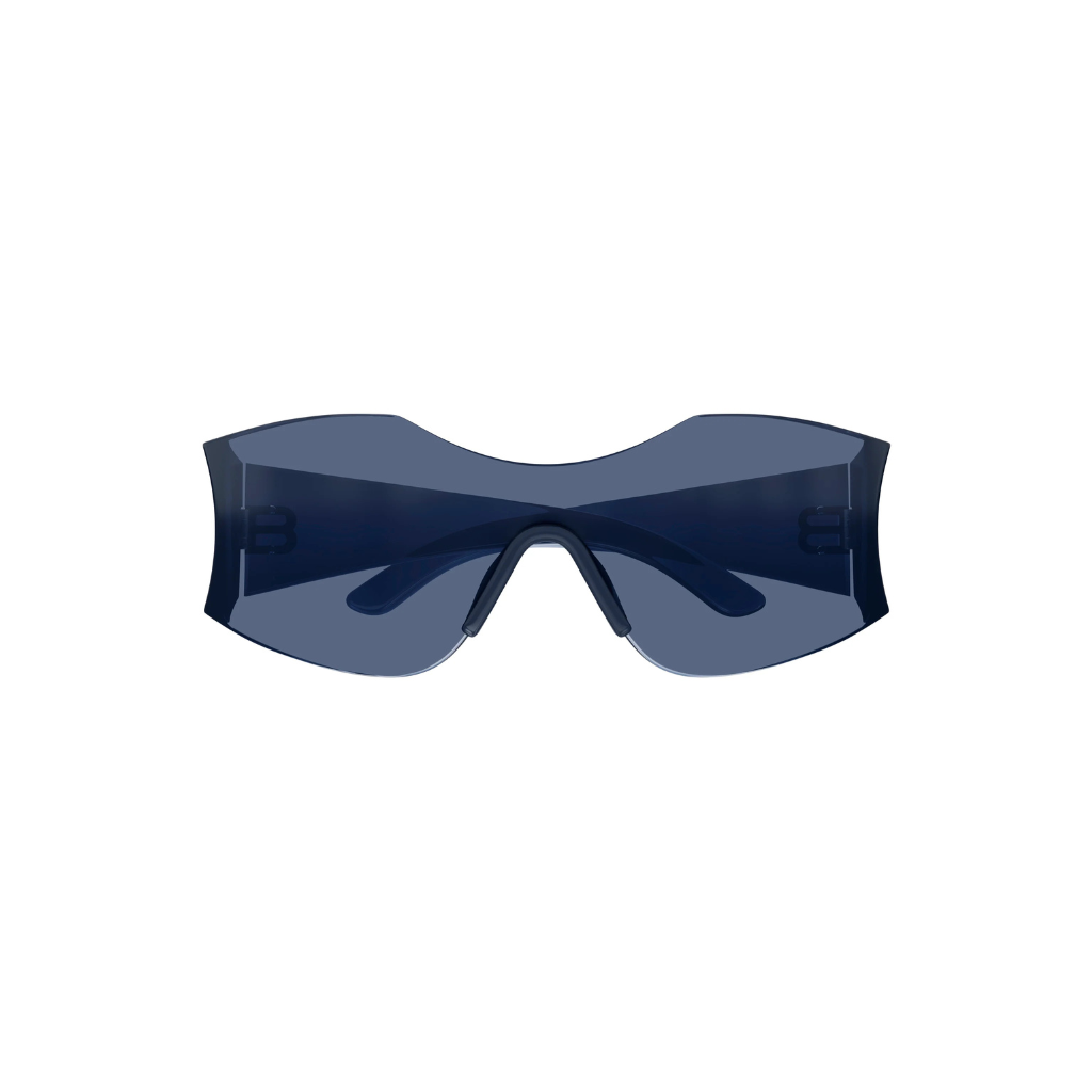 Balenciaga Mask Sunglasses Dark Blue