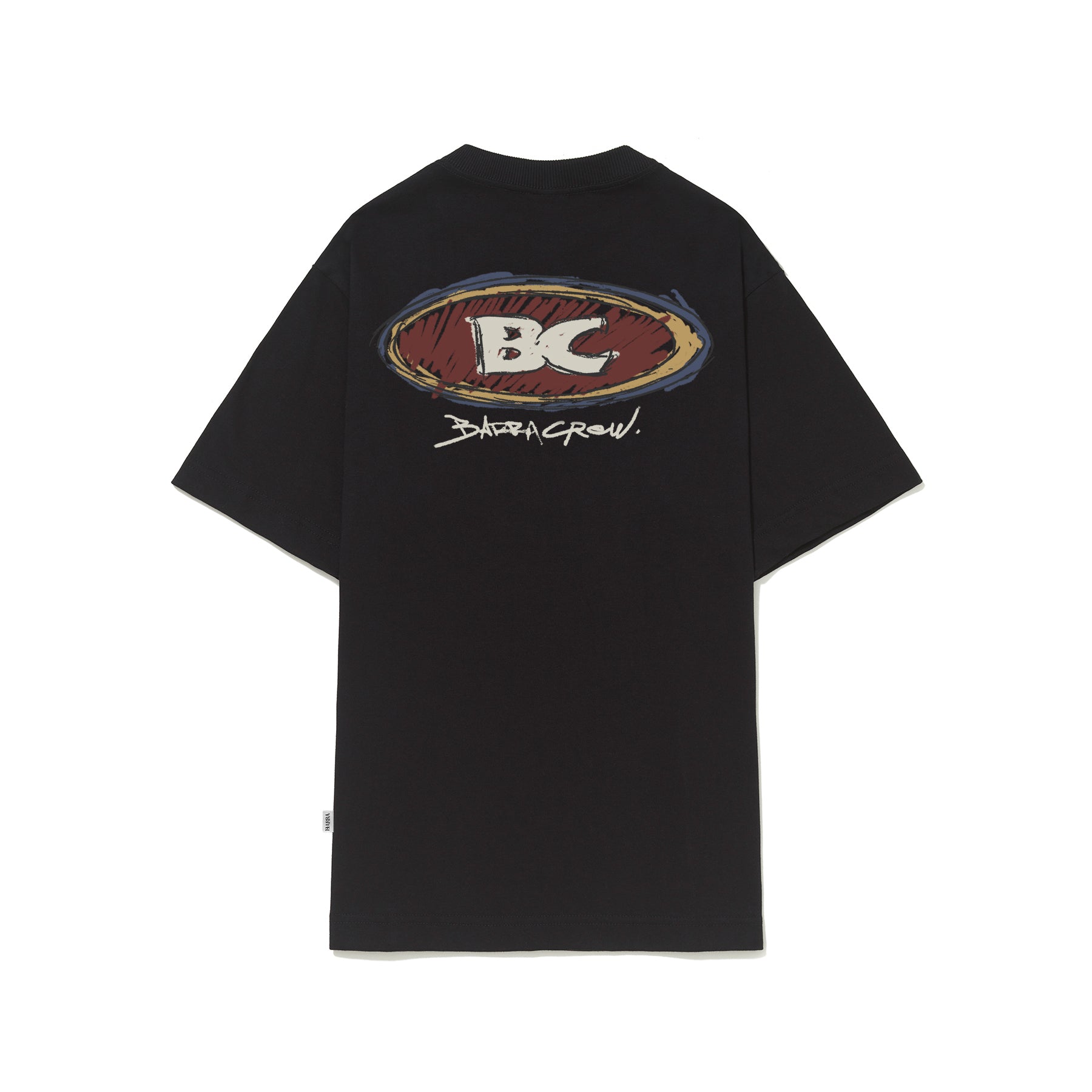 Camiseta Barra Crew Goods Logo Handmade Preta