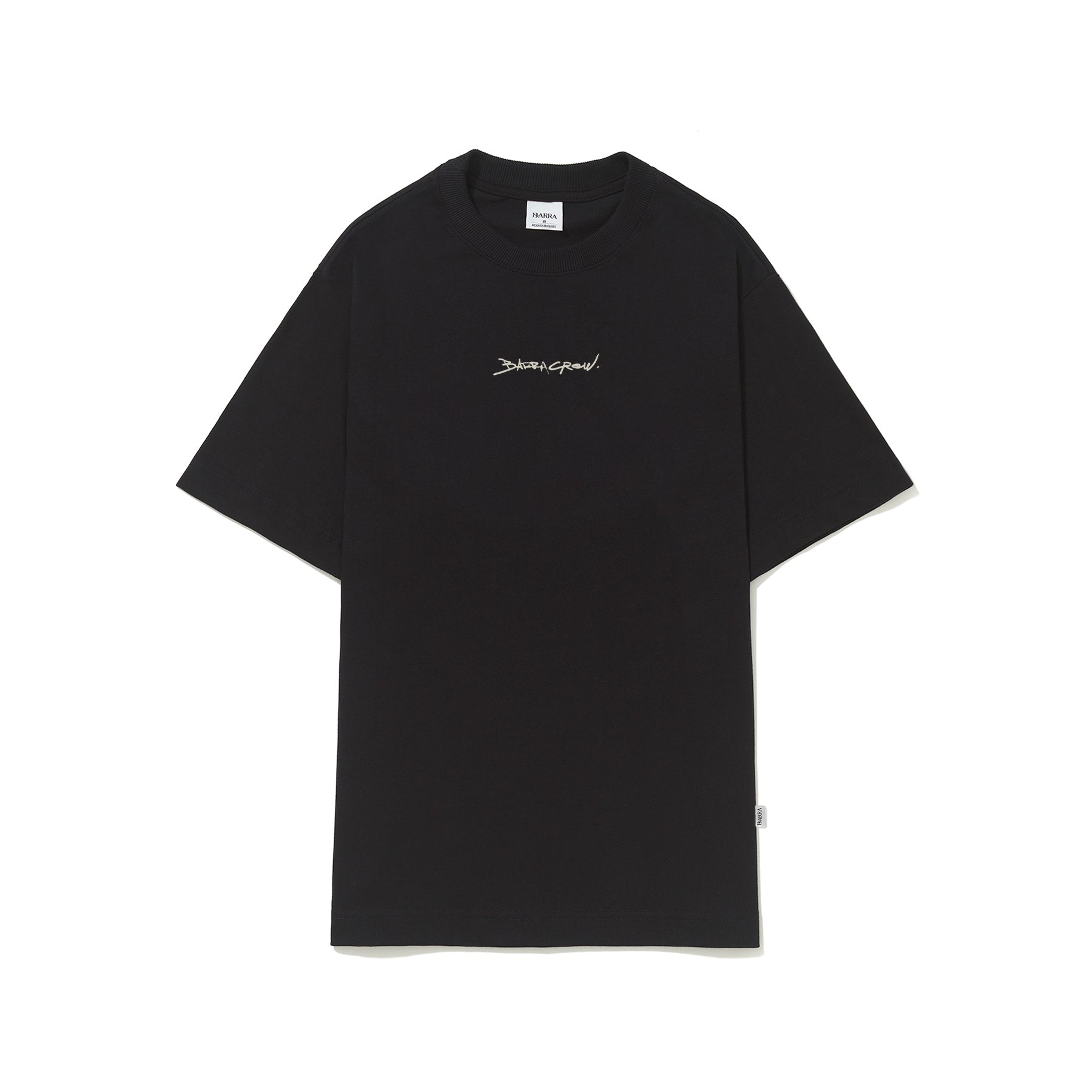 Camiseta Barra Crew Goods Logo Handmade Preta