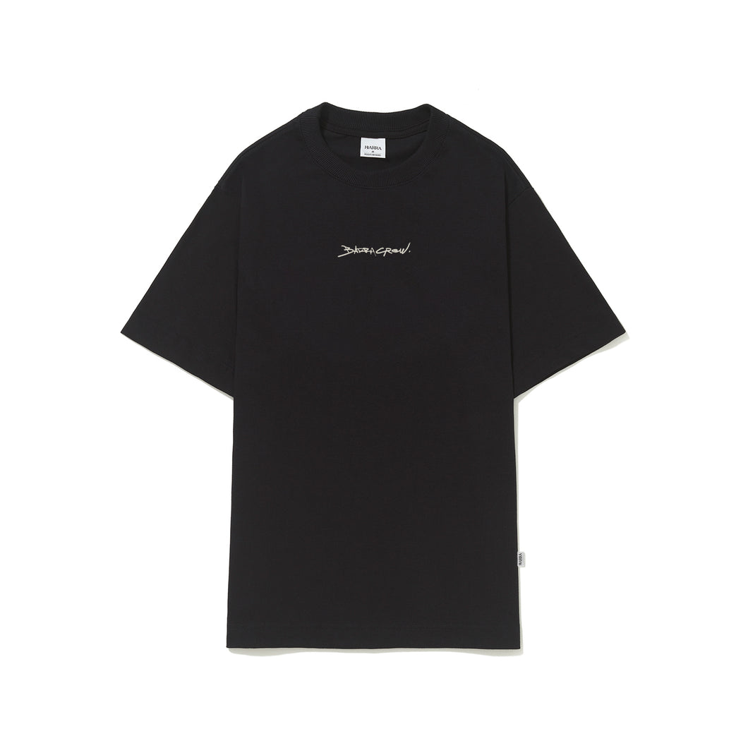 Camiseta Barra Crew Goods Logo Handmade Preta