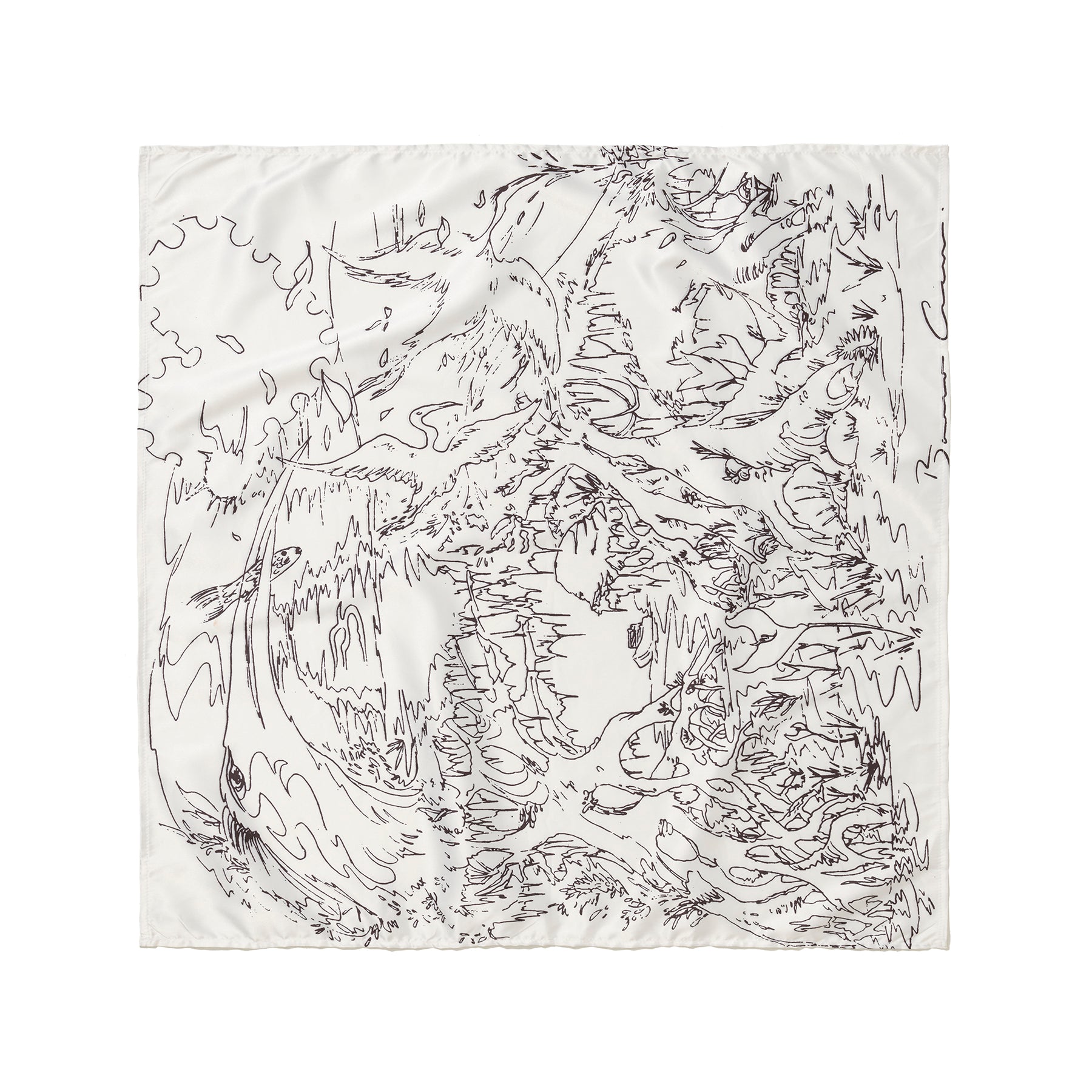 Lenço Barra Crew Manguezal Off White