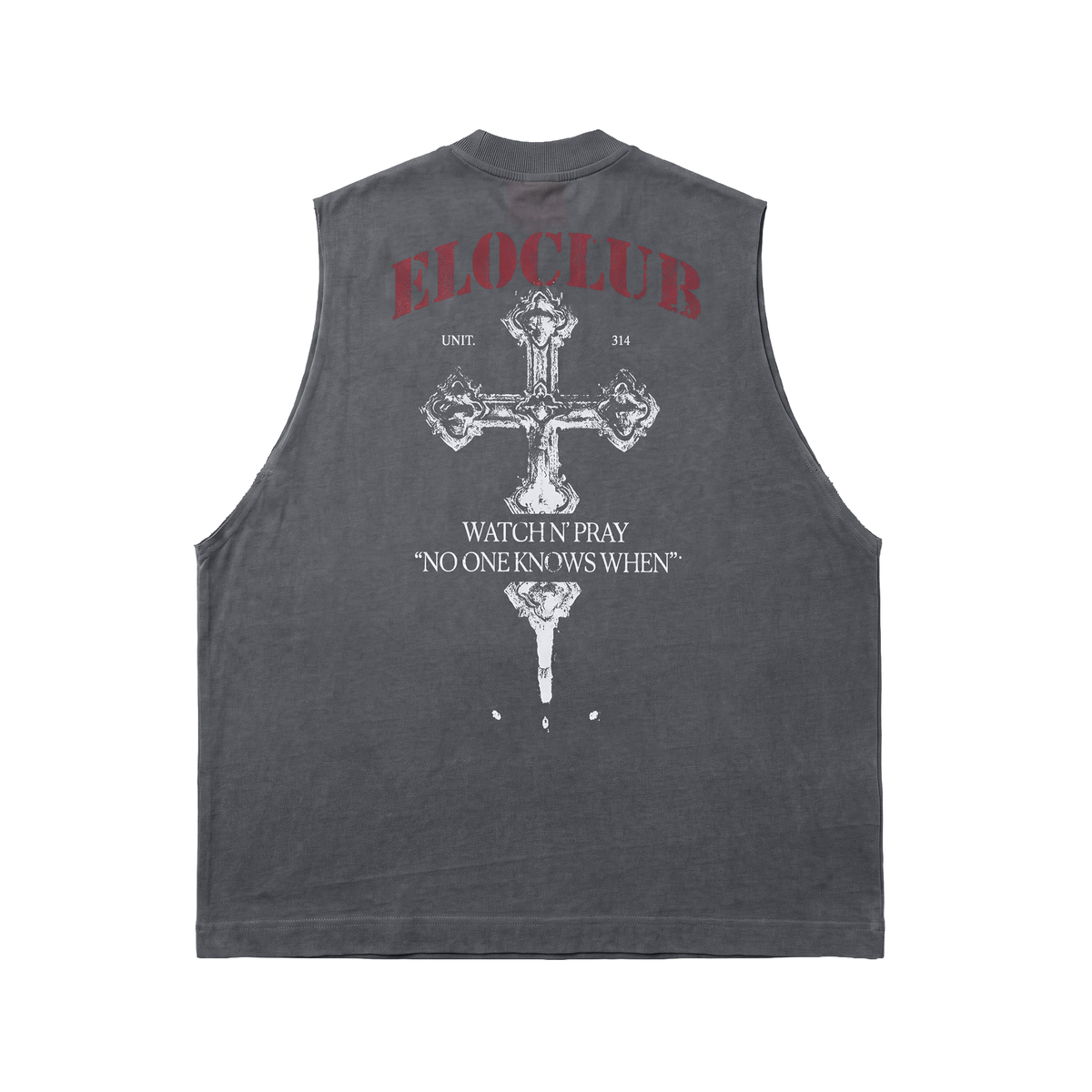 Camiseta Regata Elo em Comum Rider Cinza
