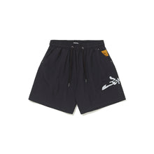 Carregar imagem no visualizador da galeria, Short Barra Crew Assinatura Logo Refletivo Preto
