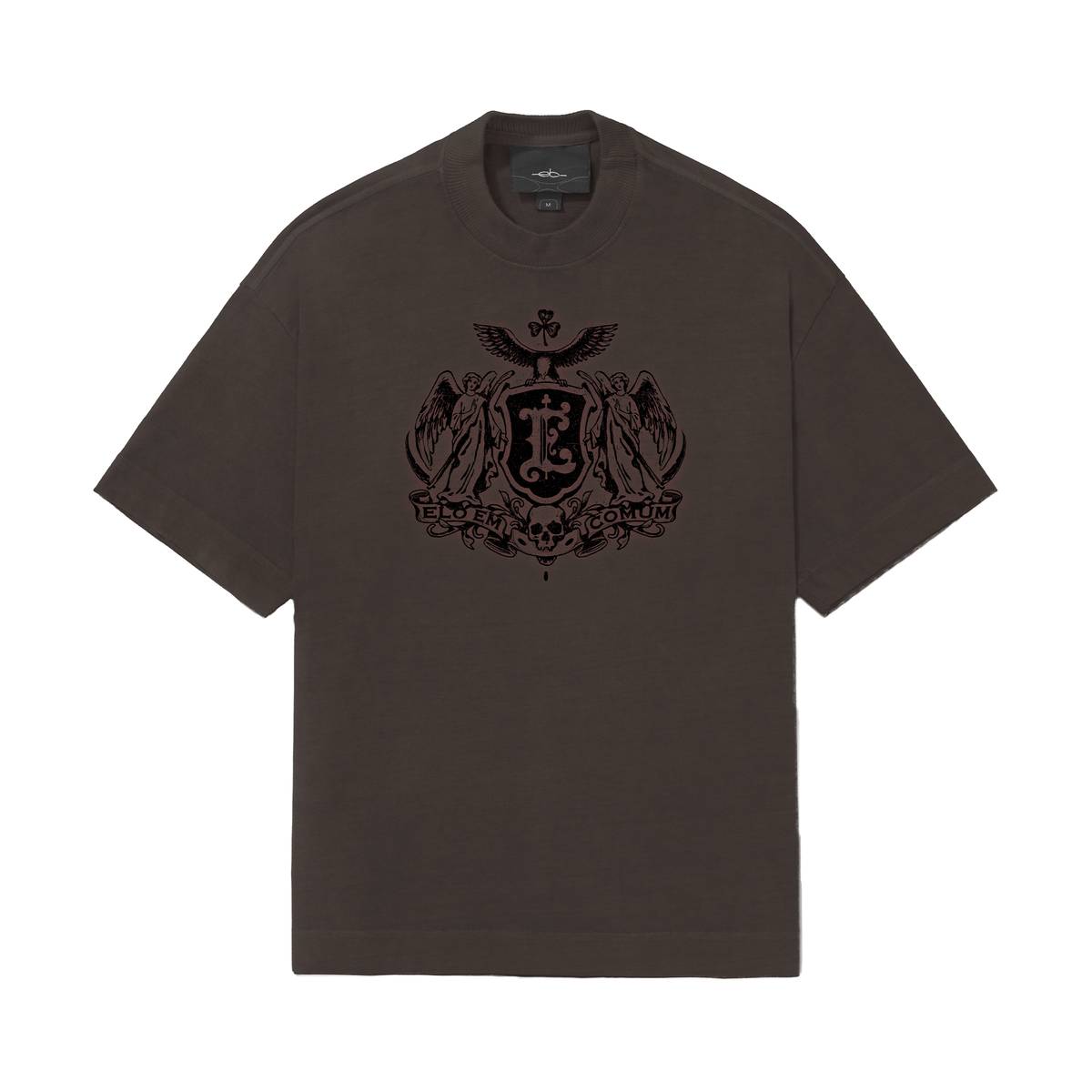 Camiseta Regular Elo em Comum Standart Marrom