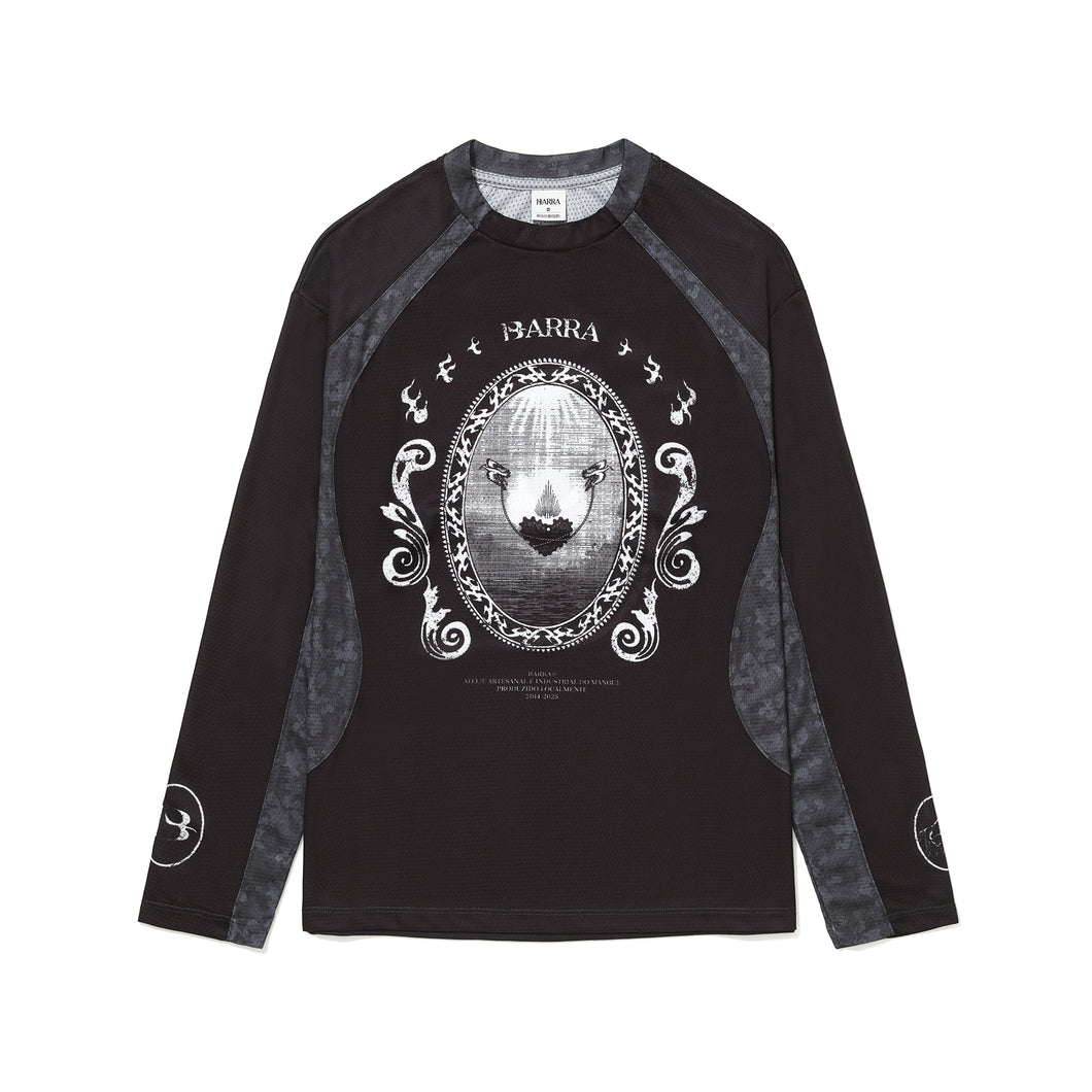 Camisa Esportiva Barra Crew Atelie Preta