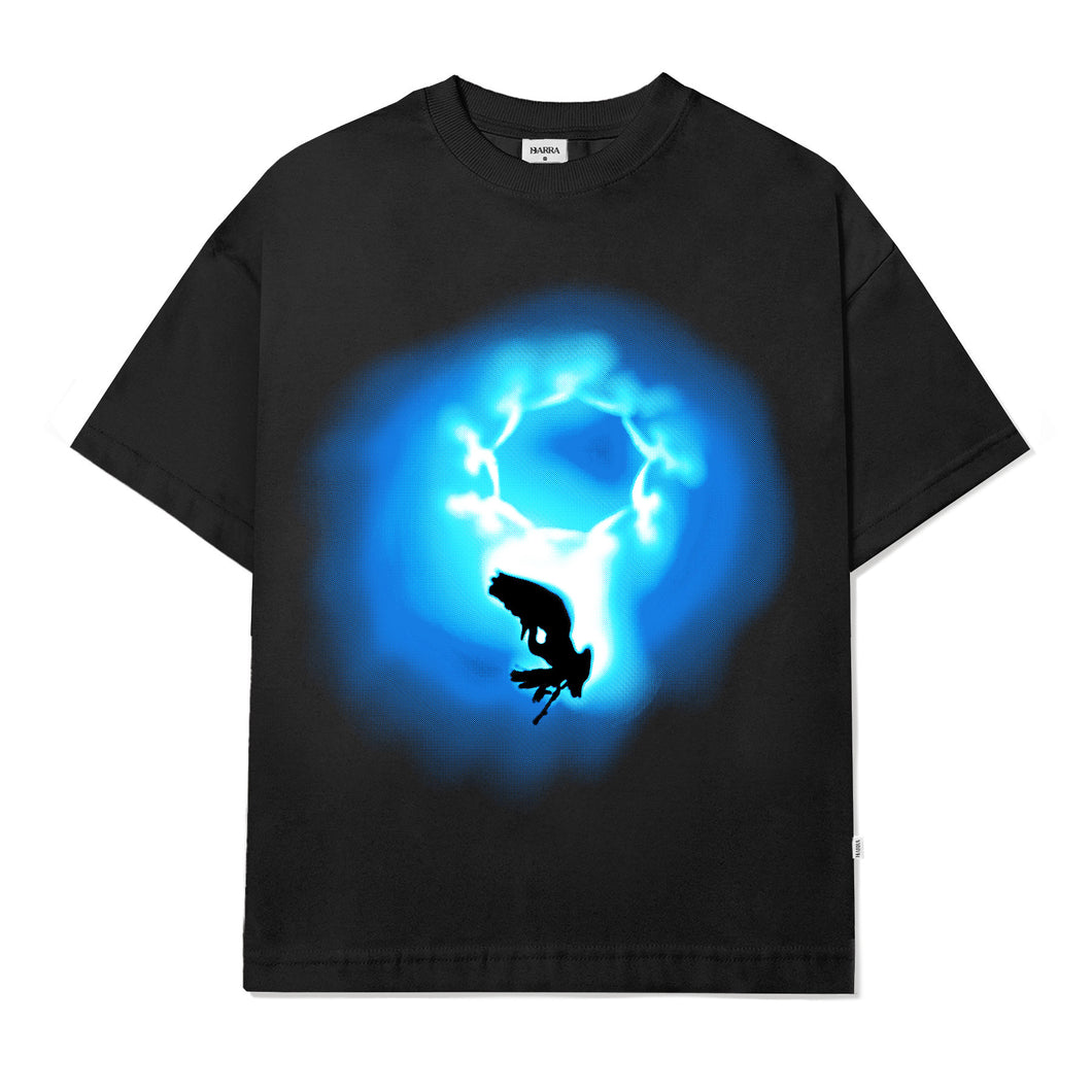 Camiseta Barra Crew Ahlma Espectro Preta