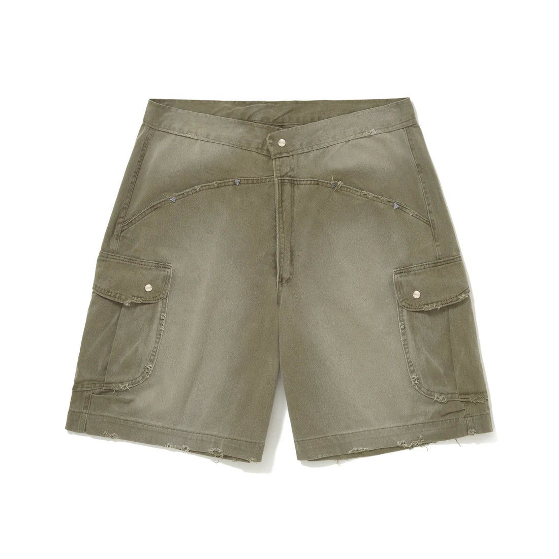 Bermuda Sarja Elo em Comum Cargo Verde