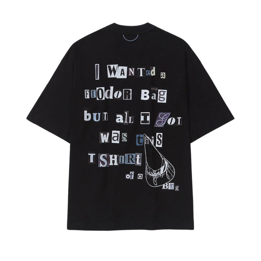 Camiseta Boxy Quadro Creations Fiodor Preta